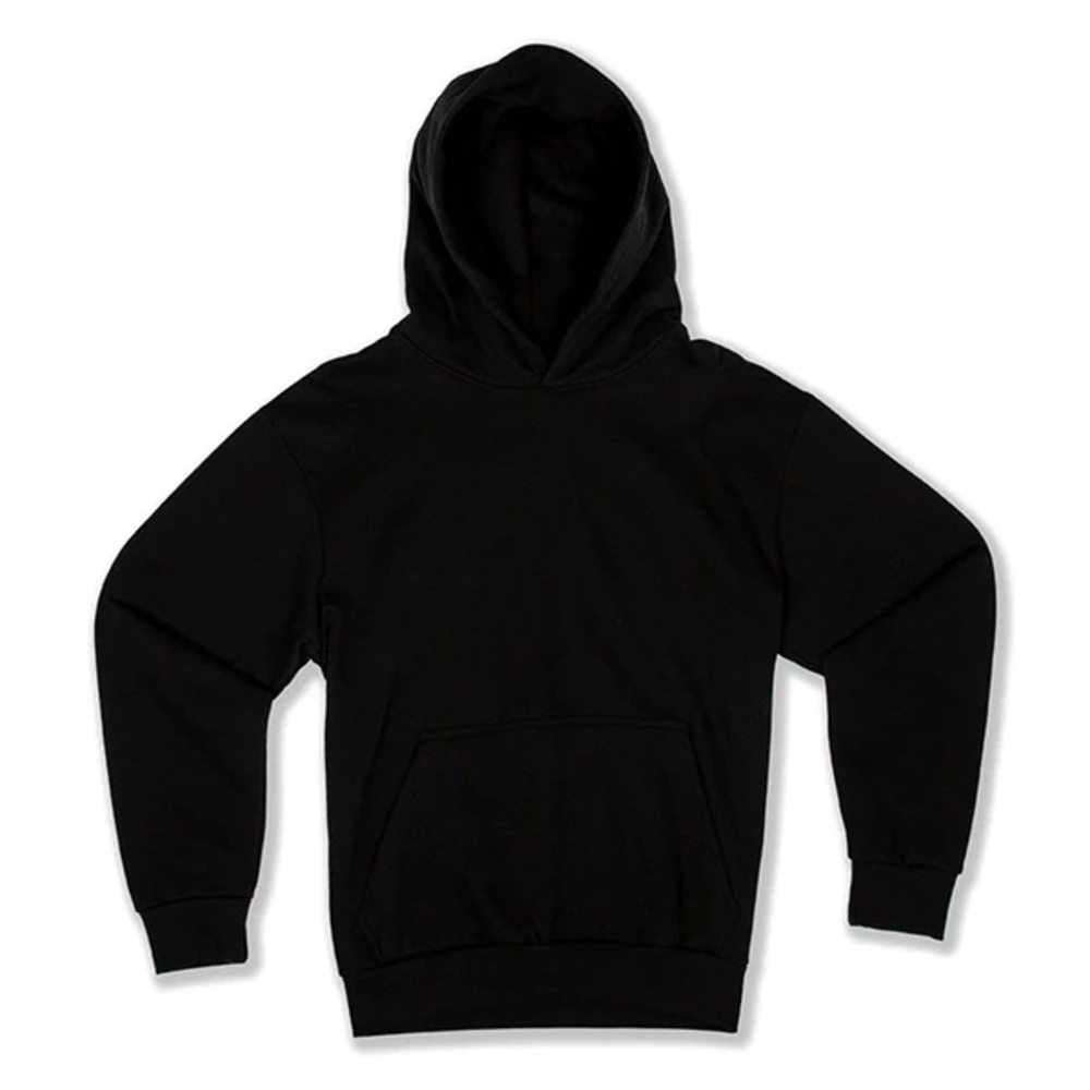 NEW HEAVY WEIGHT VINTAGE BLACK HOODIE SIZE LARGE